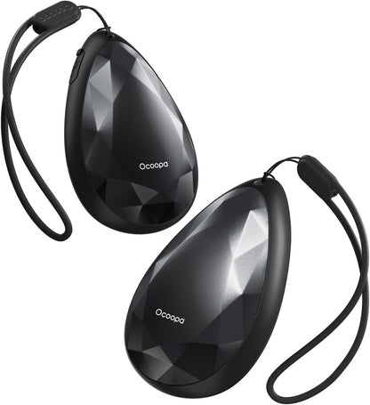 OCOOPA Women Rechargeable Hand Warmers 2 Pack, Portable, Stylish, Diamond-Shape Magnetic Electric Handwarmer, Reusable Pocket Heater, 2025 Tech Gifts for Christmas, Raynaud, Hiking, Camping, UT4 Rare