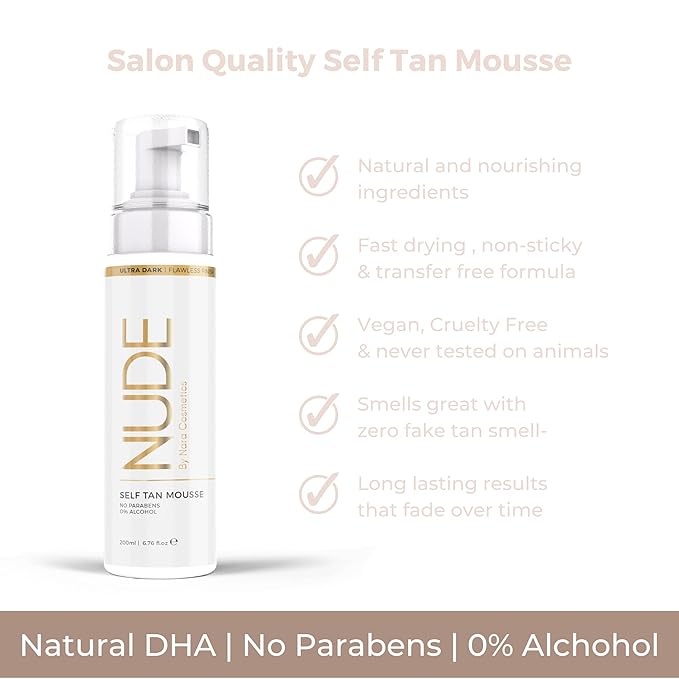 Self Tanner Mousse Kit (Dark)