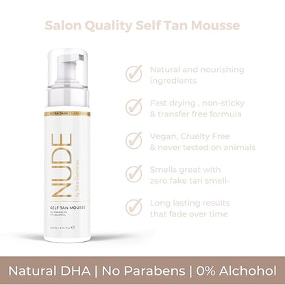 Self Tanner Mousse Kit (Dark)