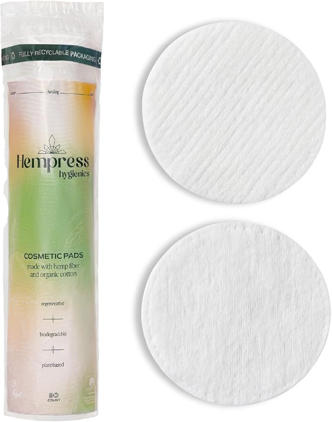 Organic cotton rounds for face