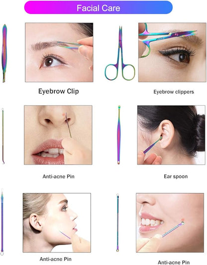 2024 rainbow manicure kits 18