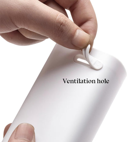 Compact Small Grey Travel Toothbrush Holder Case with Ventilation Hole, Portable Travel Toothbrush Cup with Cover, Storage Container for School Camping Business Trip Bathroom