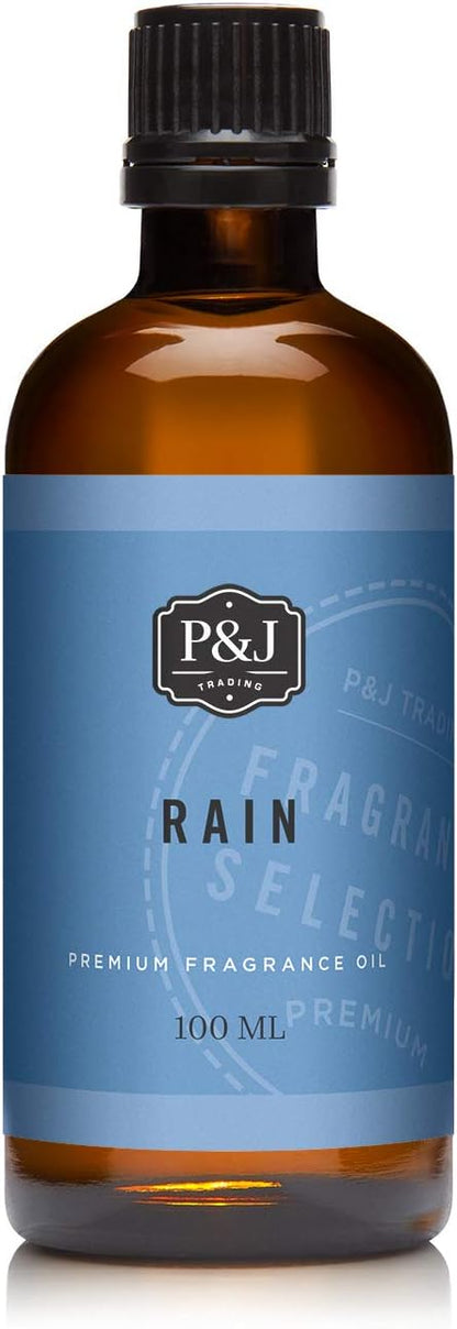 P&J Trading - Rain Scented Oil 100ml - Fragrance Oil for Candle Making, Soap Making, Diffuser Oil
