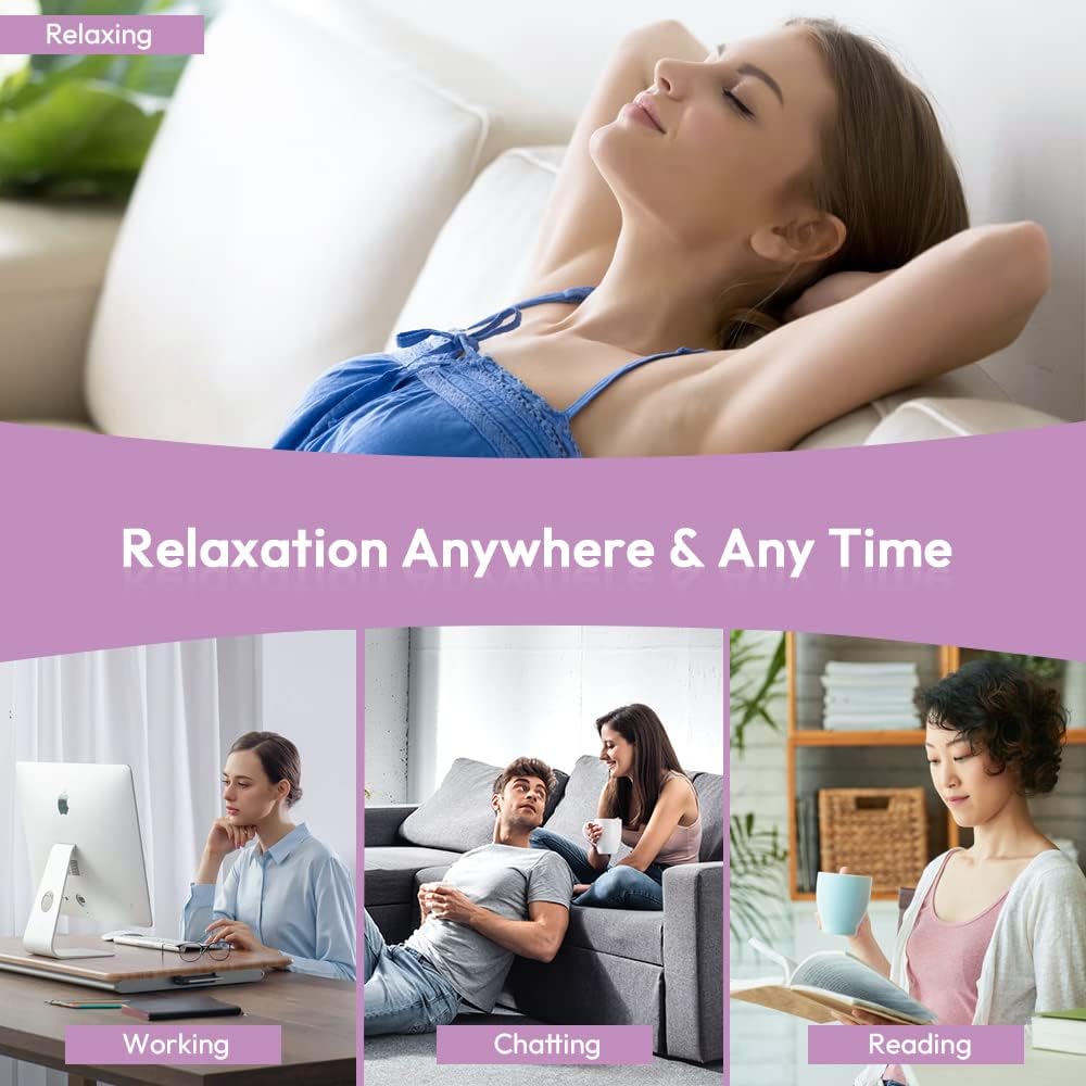 Microwavable Heating Pad with Washable Cover, 8 x 18 Microwave Heating Pad for Neck and Shoulders, Moist Heat Bean Bag Warm Compress for Knee, Joints, Wrist, Abdomen (Purple)