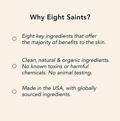 Eight Saints Down To Earth Mud Gel Face Wash, Natural and Organic, Gentle and Effective Daily Anti Aging Facial Cleanser, Makeup Remover, Nourishing and Hydrating Face Cleanser, 6.7 Ounces