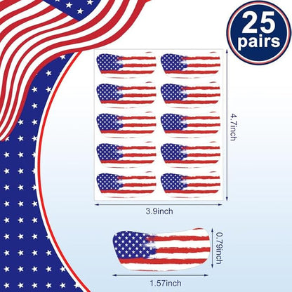 Ebaokuup 25 pairs sport american