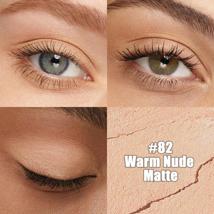 evpct Nude Beige Matte Cream Eye Shadow Sticks Brightener Pencils for Women, Nude Beige Silky Eyeshadow Applicator Stick Pen Waterproof, Blendable Crease-Proof Stick Eyeshadow Matte Eye Makeup 82