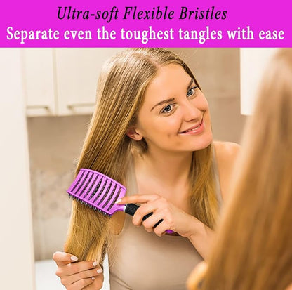 Detangling Brush Boar Bristle Hairbrush