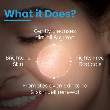 FCL 2% Vitamin C Face Wash, C Scape Cleanser for Gentle Exfoliation and Brightening | Cleanser Face Wash For Unevenly Pigmented Skin | Dark Spot Cleanser for Face - 200ml/6.76 Fl Oz