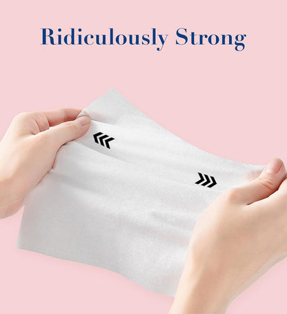 Thickened Flushable Wipes 30 Counts - ON-THE-GO Individually Wrapped for Women Men I Wet Wipes for Butt Travel Toilet Bathroom Thicker & Big for Adult Oranea Dulca & Aloe - Septic Sewer Safe