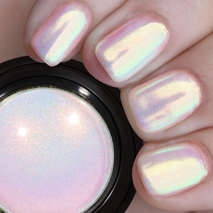 Pretty Diva Aurora Chrome Nail Powder - 0.3g Aurora Mermaid Unicorn Iridescent Chrome Powder for Nails
