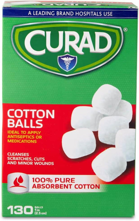 Curad cur110163 sterile cotton balls,
