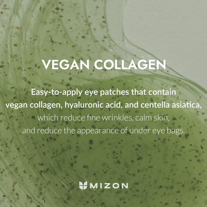 MIZON Phyto Plump Collagen Special Duo Set - Phyto Plump Eye Gel Patch & Serum Vegan Formula, Vegan Skincare Kit, Korean Skincare