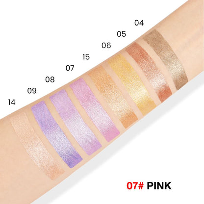 evpct Violet Pink Shimmer Cream Eye Shadow Brightener Sticks Set for Eyes, Violet Pink Shimmery Matte Pencil Eye shadow Applicator Stick Pen Palette Makeup Waterproof sombras en crema para ojos 07#