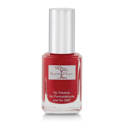 Karma Organic Non-Allergenic Nail Polish bridal cuticle Nailpolish bottle for women (RED AND EVEN)