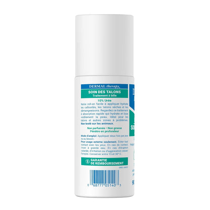 Dermal Therapy Heel Care Liquid Roll-On – Intensive Moisturizing & Repair for Cracked Heels, Dry & Rough Skin – Fast-Absorbing, Mess-Free Application – Hydrating Foot Care Treatment