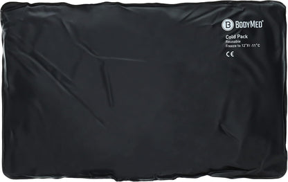 BodyMed Heavy Duty Reusable Urethane Ice Pack for Knee, Arm, Elbow, Shoulder, Back - Professional Grade Cold Therapy for Injuries, Aches, Swelling, Bruises, Sprains - 21 in. x 13 in. (Oversize)