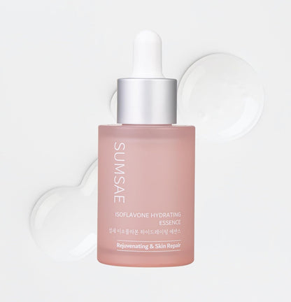 Isoflavone Hydrating Essence - Korean Skin Care with Polyglutamic Acid γ PGA from Korean Fermented Soybeans Hydrating and Firming Essence 30ml/1.01 fl.oz.
