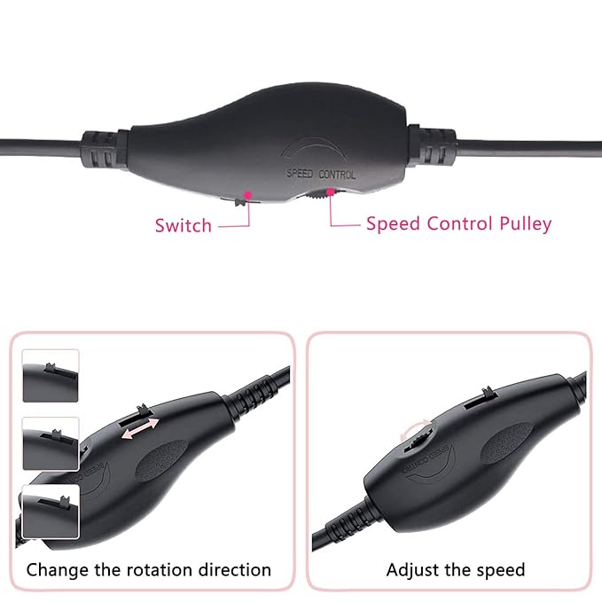 Electric nail drill power cord,