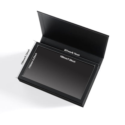 4-Layer Magnetic Makeup Palette Empty, Large Depotting Makeup Palette for Eyeshadow, Blush Powder, Lipstick