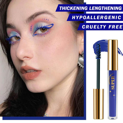 Colored Mascara for Eyelashes, Voluminous Colorful Mascara Set, Pink Blue Purple White Brown Black Lash Pack - Lengthening, Defining, Curling, Multiplying Formula, Cruelty-Free & Waterproof