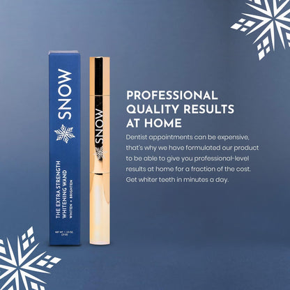 Snow Extra-Strength Teeth Whitening Serum - Oral Care Teeth Whitener Pen - Whitening Pen for Stain Removal & Whiter Teeth - Tooth Whitener with Potassium Nitrate and Hydroxyapatite - 1 Pack