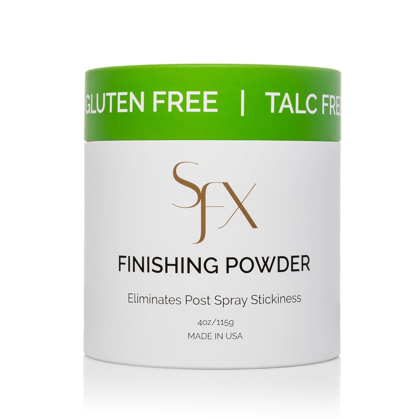 SunFX Post Spray Tan Translucent Finishing Powder | Talc Free | Sunless Tanning Setting Powder | Shimmer | Crisp & Fresh, 4.00 Ounce (Pack of 1)