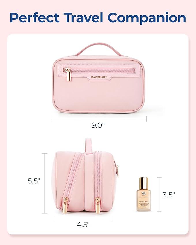 Bagsmart travel makeup bag large