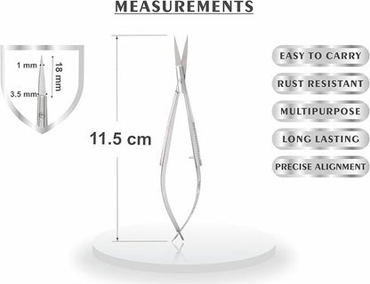 Cuticle nail scissors extra fine