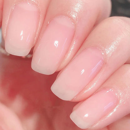 COSMOO Quick Dry Nail Polish, Chip Resistant Manicure, Non-Toxic, Vegan, Cruelty Free, 12ml, Fast Drying in 60 Seconds (Sheer Light Pink)