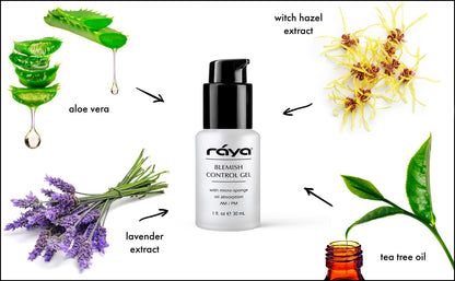 RAYA Blemish Control Gel (703) | Oil Controlling Facial Treatment Serum for Oily and Break-Out Prone Skin | Helps Reduce and Clear Up Blemishes