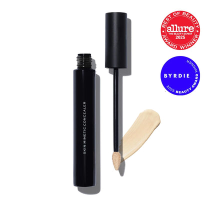 MAKE Beauty Skin Mimetic Concealer Buildable Medium Coverage Hydrating Concealer for Dark Circles Spot Concealing Brightening Crease-Free, Including Mature Skin. Radiant Finish. 01 Fair Neutral