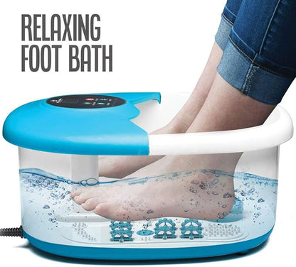 Foot spa massager with heat,