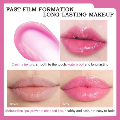 Kaely 3Pcs Peach Strawberry Grape Hydrating Lipstick Tinted Lip Balm, Color Changing PH Lipstick Makeup, Korean Magic Lip Stain Long Lasting Waterproof, labiales magicos 24 horas originales