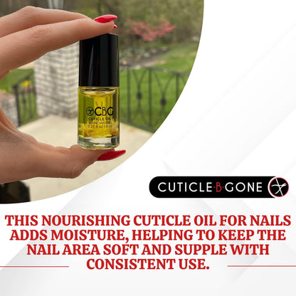 Cuticle Oil for Nails, Hydrating Cuticle Oil, Softens Dry Cuticles, Moisturizes Nail Beds, Conditions Skin, Smooths Rough Edges, Supports Nail Care, Mandarine, 0.27 Fl Oz