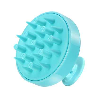 HEETA Hair Scalp Massager for Hair Growth, Shampoo Brush, Scalp Scrubber Exfoliator with Soft Silicone Bristles for Dandruff Removal to Relieve Stress, Wet Dry Use, Green
