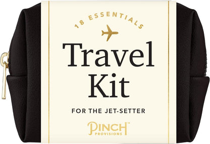Pinch Provisions Travel Kit, includes 18 Must-Have Emergency Essential Items for Travelling, Ideal Road Trip or Airport Gift for Friends, Family & Peers, Portable Pouch