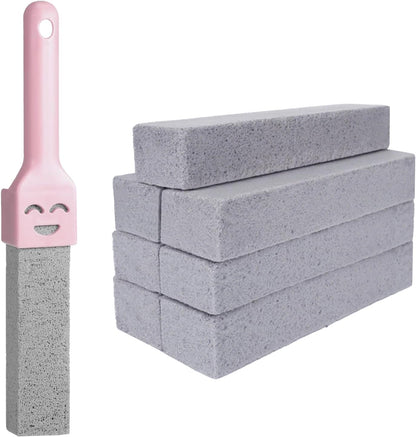 8 Pack Pumice Stone for Cleaning,Toilet Pumice Stone with Handle Stain Remover,Toilet Bowl Bathroom Pool Griddle Grill Stove Bathtubs Kitchen Sink Cleaners