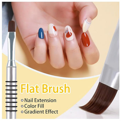 6pcs nail art liner brushes