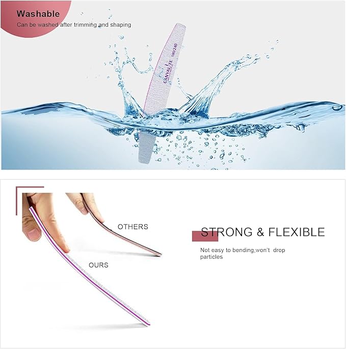 Canvalite Nail Files for Natural