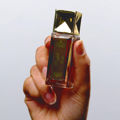 Maison d’Orient Playful Oud Oriental Woody Perfume Oil Roll‑On 20 mL — Alcohol‑Free, Vegan, Long‑Lasting Unisex Attar; Perfect Honeymoon & Travel Toiletry, Purse‑Safe Mini Fragrance