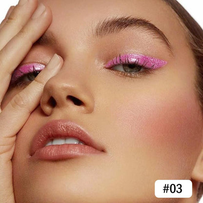 Kaely Gel Eyeliner Pencil for Women, Pearl Pink Eye Liner Waterproof Smudge Proof with Sharpener, Waterline Eye Makeup Liners, delineador de ojos contra el agua, Vegan & Cruelty-Free, 03