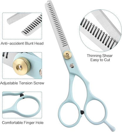Hair Cutting Scissors Kit, Stainless