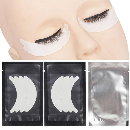 50 Pair Butterfly Under Eye Gel Pads Hydrogel Eye Patches For Eyelash Extension, Lint Free Under Hydrogel Eye Mask Pads Lash Extension Supplies (Black)