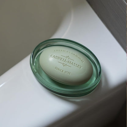 Caswell-Massey Greenbriar Natural Bar Soap for Men, Moisturizing Body Soap Bar for All Skin Types, Made with Essential Oils & Plant-Based Formula for Soft Skin, Made in USA, 5.8 oz