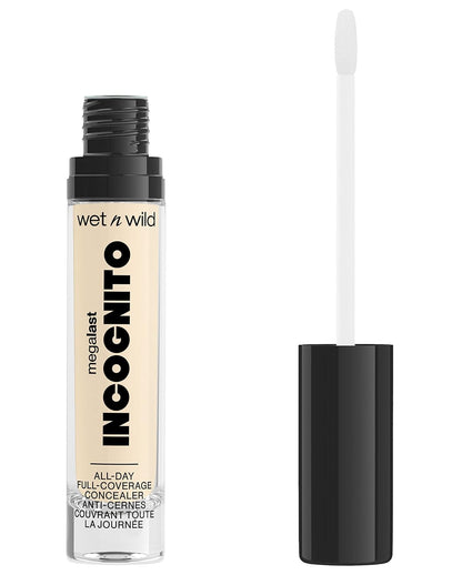 wet n wild Mega Last Incognito AllDay Full Coverage Concealer, Fair, 0.18 Ounce