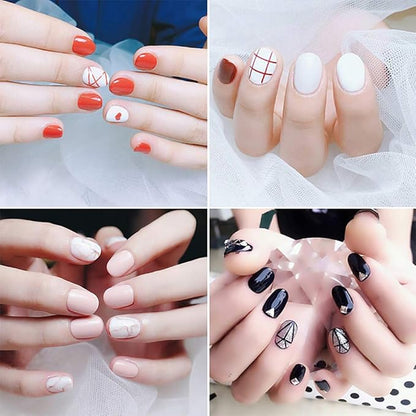 1pcs dual-ended nail design brush