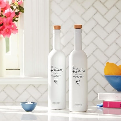 Kosterina Original Extra Virgin Olive Oil | Polyphenol Rich Greek Olive Oil, Cold-Pressed EVOO, Early Harvest Koroneiki Olives | High Antioxidant Natural Superfood | Harvested in Greece (16.9 oz)