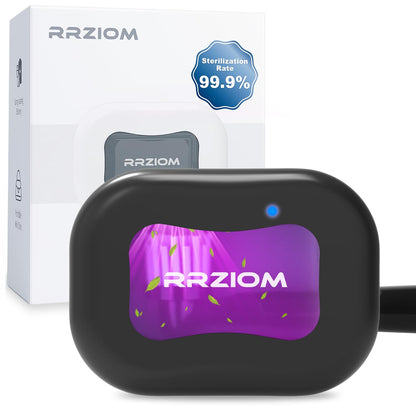 Toothbrush Sanitizer Case, Portable Toothbrush Covers Rechargeable, Rechargeable Toothbrush Cleaner Holder Case for Travel Home, Detachable Toothbrush Cover Cap for All Toothbrushes (Black)