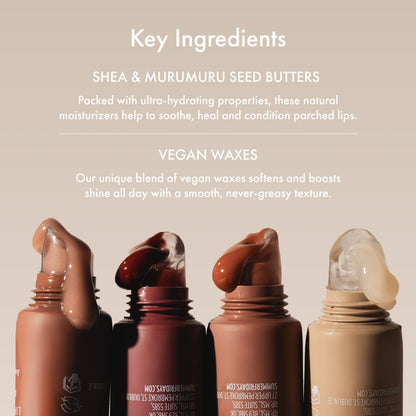 Summer Fridays Tinted Lip Butter Balm - Conditioning Vegan Lip Balm for Instant Moisture, Shine & Hydration - Sheer-Tinted, Soothing Skincare - Brown Sugar (.5 Oz)